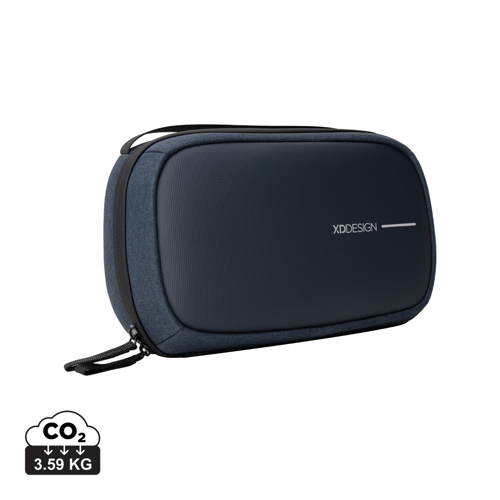 Pochettes de voyage promotionnelles modulables First Class bleu marine et noir